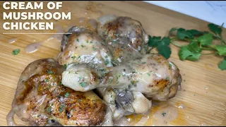 Easy Baked Chicken | Cream Of Mushroom Chicken | Inthekitchenwithash
