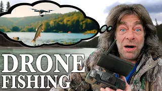 Catchin' Dinner from the Sky | Drone Fishing Catch & Cook