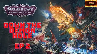 Pathfinder: Wrath of the Righteous Ep 2 - Down the Demon Hole - Angel Holy Assassin Gameplay