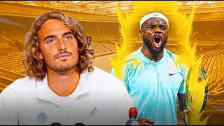 Stefanos Tsitsipas vs Frances Tiafoe | First Round Highlights | Wimbledon 2021 ps4 game ao tennis