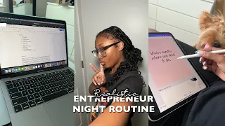 realistic entrepreneur night routine | process of making my ebooks
