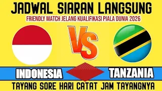 🔴 SEDANG BERLANGSUNG - INDONESIA VS TANZANIA  - PEMAIN ABROAD TAMPIL MENGGILA