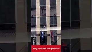 Weirdly Satisfying Video - Ladder Race - They Should Be Firefighters!!!!!