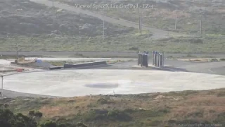 SpaceX F9 RadarSat - Remote video camera w/ high fidelity audio recorder onsite during heavy fog