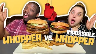 Impossible Whopper vs Whopper [Which One Is Better?...FOOD REVIEW]