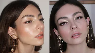 Glowy Makeup que se ve CARITZIMO DE PARIS pero con productos ECONÓMICOS | Anna Sarelly