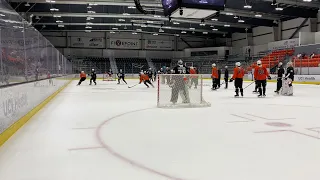 Anaheim Ducks Rookie Camp Battle Drills