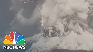 Massive Volcano Eruption Kills At Least One Person In Tonga