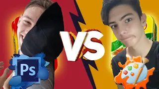 PAINT ИЛИ PHOTOSHOP/ ЧТО ЛУЧШЕ?  АРТ БАТЛ. MIZOR VS IGOR