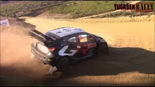 WRC RALLY PORTUGAL 2024 # DAY 1 # JUMPING SHOW MORTÁGUA ARENA # SPEED CORNER ATTACK