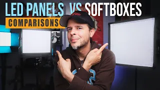 LED Panels Vs Softboxes! Light Modifiers Compared! Does size Really matters?