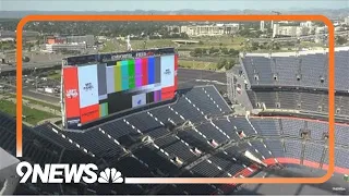 Expanded Empower Field videoboard begins testing phase in Denver