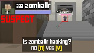 I Caught ZOMBALLR HACKING in Krunker...? (Banning Cheaters)