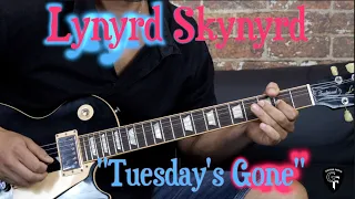 Lynyrd Skynyrd - "Tuesday's Gone" (Excerpt) - Rock Guitar Lesson (w/Tabs)