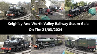 (4K) (KWVR) Keighley And Worth Valley Railway Steam Gala On The 21/03/2024