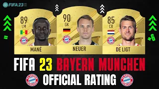 FIFA 23 | FC BAYERN MUNCHEN OFFICIAL PLAYERS RATINGS!