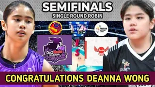 DEANNA WONG TINAPUS ANG LABAN SA SECOND SET CHOCO NASILAT ANG PANALO VS ANGEL'S PVL 2024 SEMIS