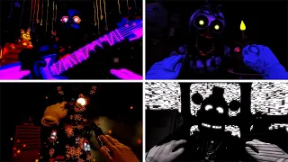 FNAF VR Parts and Service Nightmare Mode Levels Animated