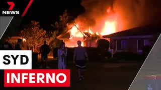 Elderly woman forced to flee home after arson attack in south-west Sydney | 7 News Australia