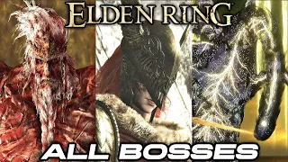 Elden Ring - All Bosses / Boss Fights (4K 60FPS)