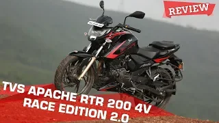 2018 Apache RTR 200 4V Race Edition 2.0 | The Perfect Balance? | Road Test Review | ZigWheels.com