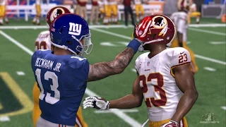 NFL ODELL BECKHAM FIGHT!? Madden 16 Career Mode - The Ropes (Ep.4)