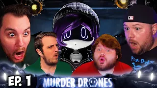 Murder Drones Episode 1 Group Reaction | Pilot