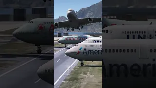 Three Airplanes Accidently Came During Airbus 'a380' Landing