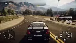 NFS: Rivals - Mercedes C63 AMG Police - Gameplay