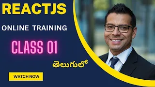 ReactJS 01st class online  in Telugu by Dinesh Reddy 9059868766 25th Apr 2024 batch02 9 30AM