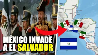 🇲🇽🇸🇻Cuando México INVADIO a El Salvador en 1822 - El Primer Imperio Mexicano Vs El Salvador.