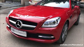 Mercedes-Benz SLK 350 BlueEFFICIENCY 2015 | Real-life review