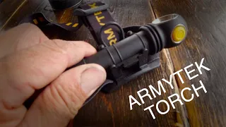 ARMYTEK TORCH barracuda spotlight and Wizard C2 Pro headtorch