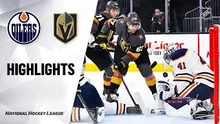 NHL Highlights | Oilers @ Golden Knights 11/23/19