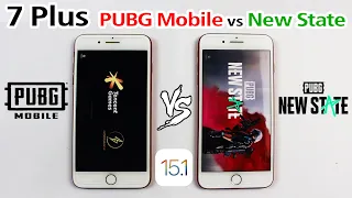 iPhone 7 Plus PUBG Mobile vs PUBG New State TEST - Should You Buy it For New State?