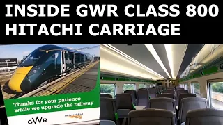 INSIDE A GWR CLASS 800 HITACHI CARRIAGE tour