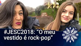 #JESC2018: Pré-red carpet - "Tenho um vestido rock-pop" | RTP