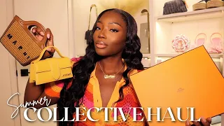 Summer Collective Haul| zara & ssense sale, hermes, cult gaia, jacquemus, revolve & more |AMINACOCOA