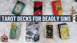 NOT TODAY SATAN😈 Tarot Decks for each deadly sins VR to #7decksfordeadlysins 🥵