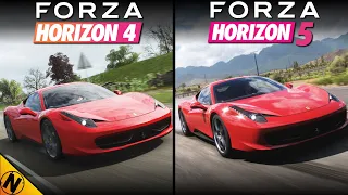 Forza Horizon 5 vs Forza Horizon 4 | Direct Comparison