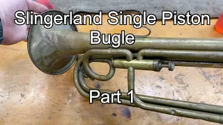 Slingerland bugle part 1- 5/16/23- band instrument repair