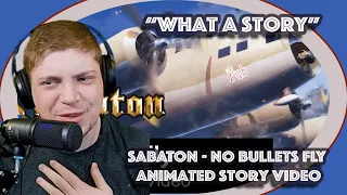 *What a Story* SABATON - No Bullets Fly Animated Story Video | Americans Learn