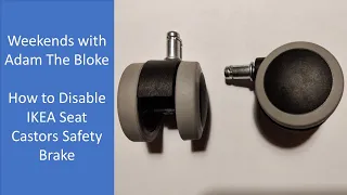 Disable IKEA Office Chair Castor Safety Brake