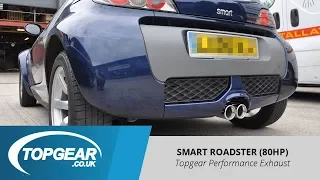 Smart Roadster (80HP) Performance Stainless Steel Exhaust by Topgear