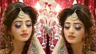 Kashee's bridal hairstyle 2022|Sehar Khan hairstyle|Front variation hairstyle for bride|LK Hairstyle