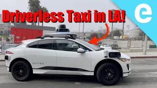 Riding Google's NEW Waymo Driverless taxi in LA!