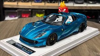 IVY (IM1820G) Ferrari Novitec 812 GTs chrome blue 1:18