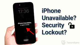 iPhone Unavailable / Security Lockout? Explanation and How to Fix It !