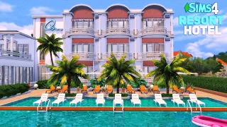 Tartosa Resort Hotel 🛎️ (No CC) the Sims 4 | Stop Motion