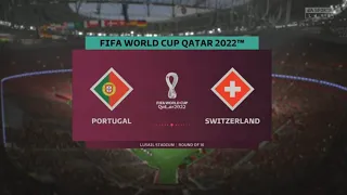 FIFA 23_ Portugal vs Switzerland _ FIFA world cup Qatar 2022 _Round OF 16|PS5